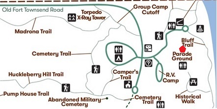 fort townsend map
